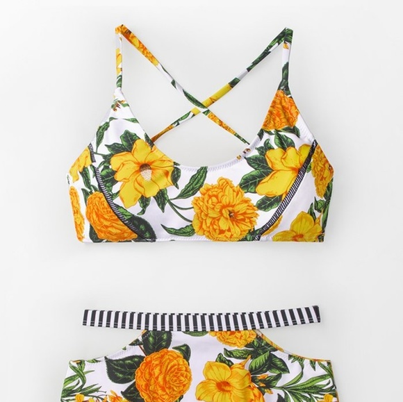 Floral Paradise High-Waisted Bikini - Picture 3 of 4